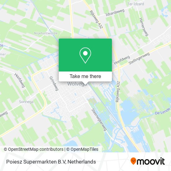 Poiesz Supermarkten B.V map