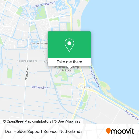 Den Helder Support Service Karte