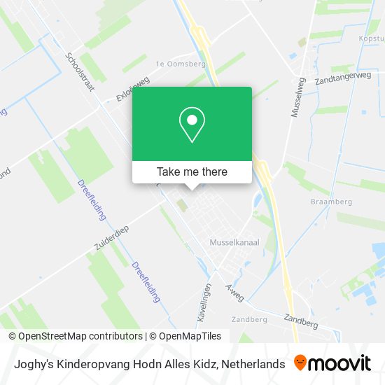 Joghy's Kinderopvang Hodn Alles Kidz map