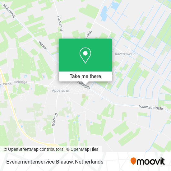 Evenementenservice Blaauw map