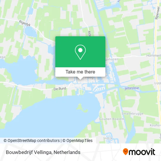 Bouwbedrijf Vellinga map