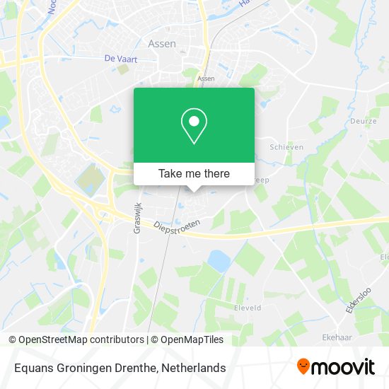 Equans Groningen Drenthe map