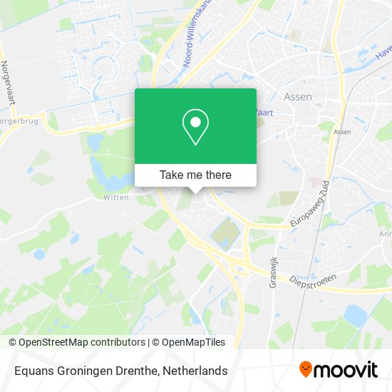 Equans Groningen Drenthe map