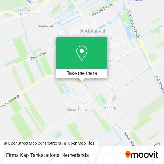 Firma Kap Tankstations map