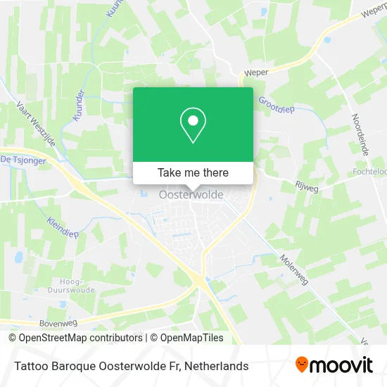 Tattoo Baroque Oosterwolde Fr map