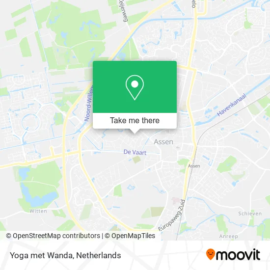 Yoga met Wanda map