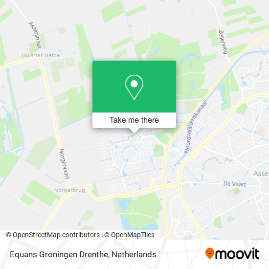 Equans Groningen Drenthe map