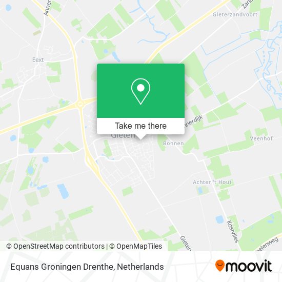 Equans Groningen Drenthe map