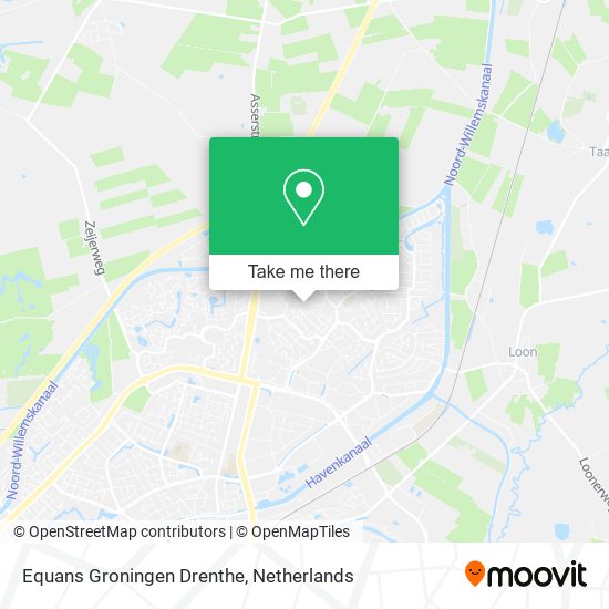 Equans Groningen Drenthe map