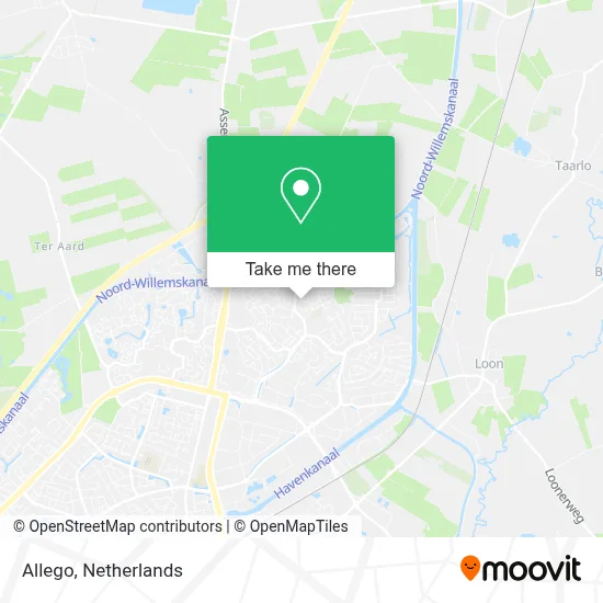 Allego map