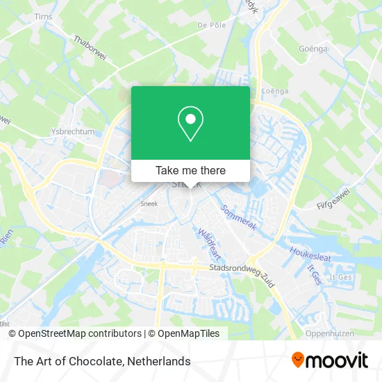 The Art of Chocolate map