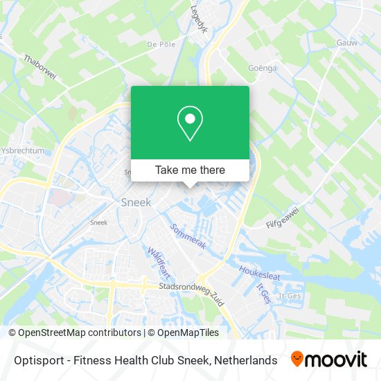 Optisport - Fitness Health Club Sneek map
