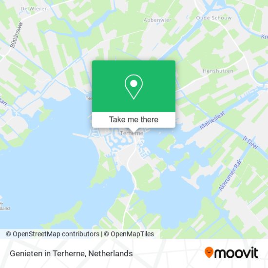 Genieten in Terherne map