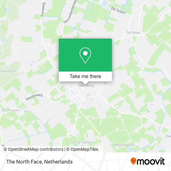 The North Face map
