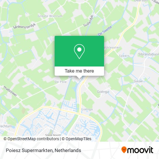 Poiesz Supermarkten map