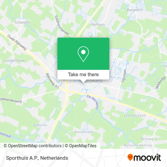 Sporthuis A.P. map