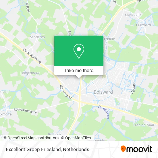 Excellent Groep Friesland map
