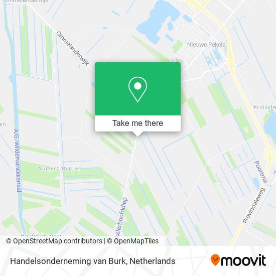Handelsonderneming van Burk map