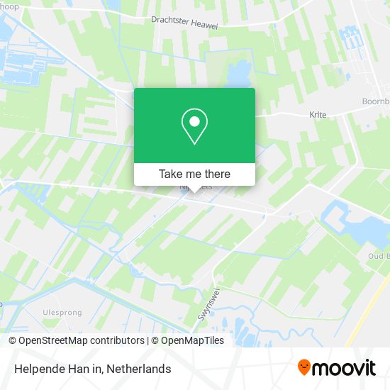 Helpende Han in map
