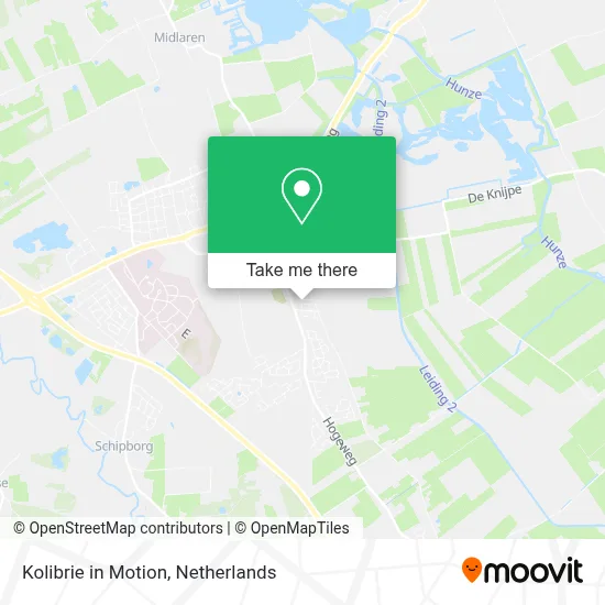 Kolibrie in Motion map