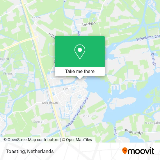 Toasting map