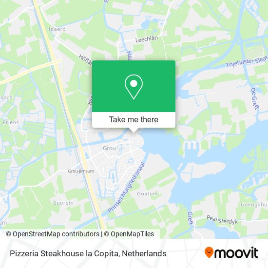 Pizzeria Steakhouse la Copita map