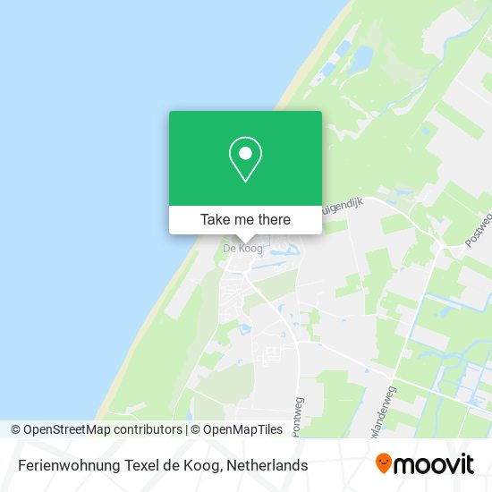 Ferienwohnung Texel de Koog map