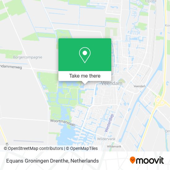 Equans Groningen Drenthe map