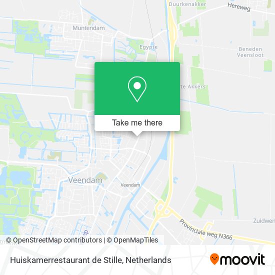 Huiskamerrestaurant de Stille map