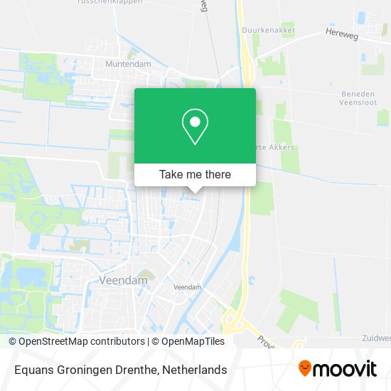 Equans Groningen Drenthe map