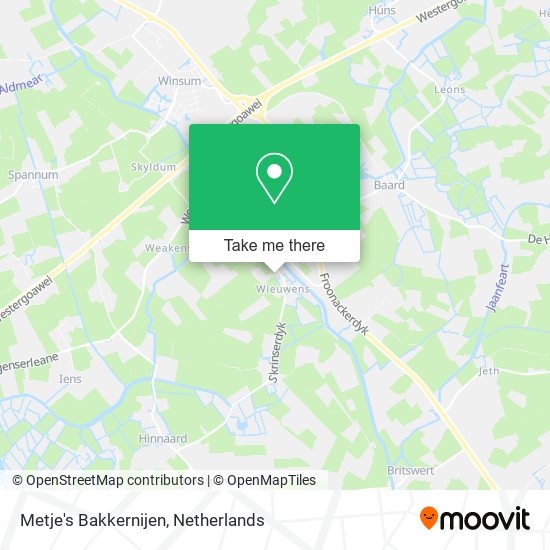 Metje's Bakkernijen map