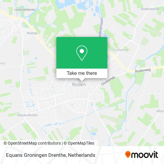 Equans Groningen Drenthe map
