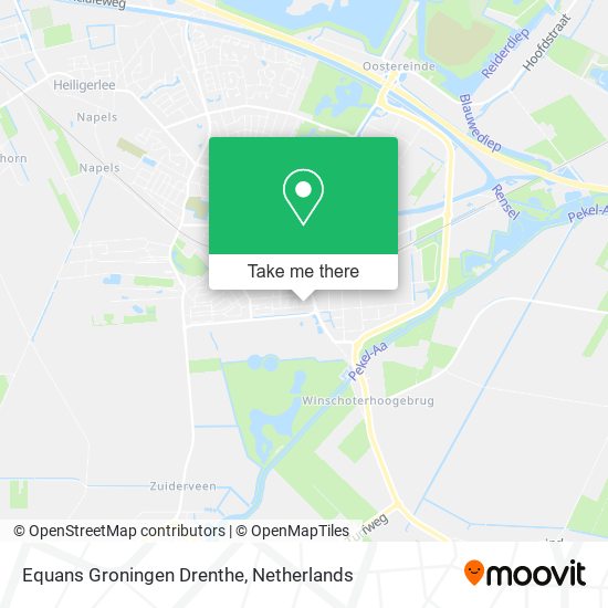 Equans Groningen Drenthe map