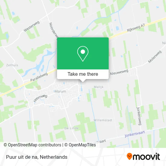 Puur uit de na map