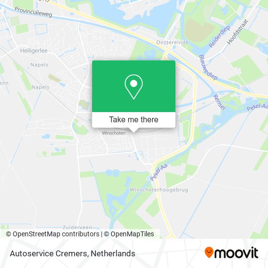 Autoservice Cremers map