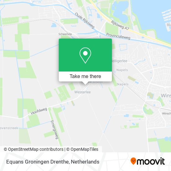 Equans Groningen Drenthe map