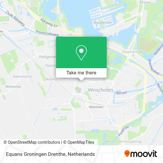 Equans Groningen Drenthe map