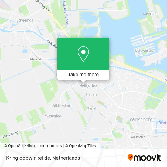 Kringloopwinkel de map