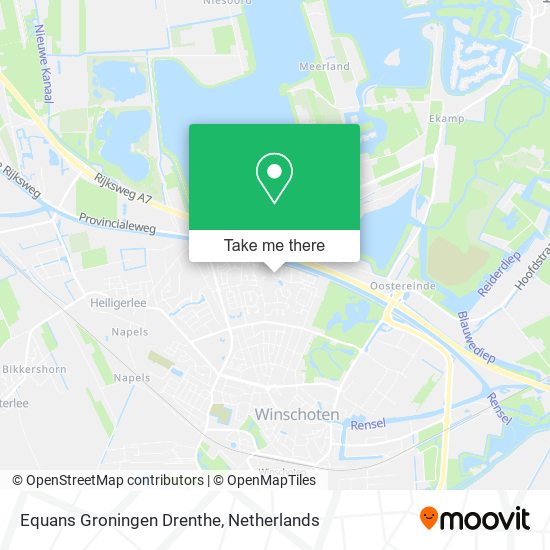 Equans Groningen Drenthe map