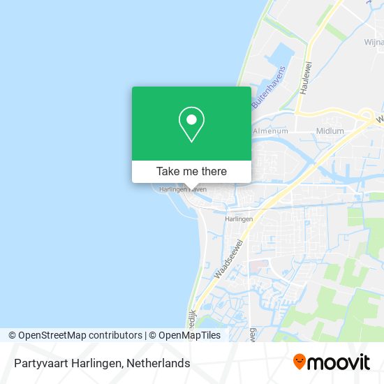 Partyvaart Harlingen map