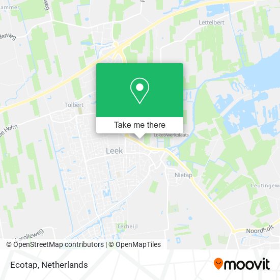 Ecotap map