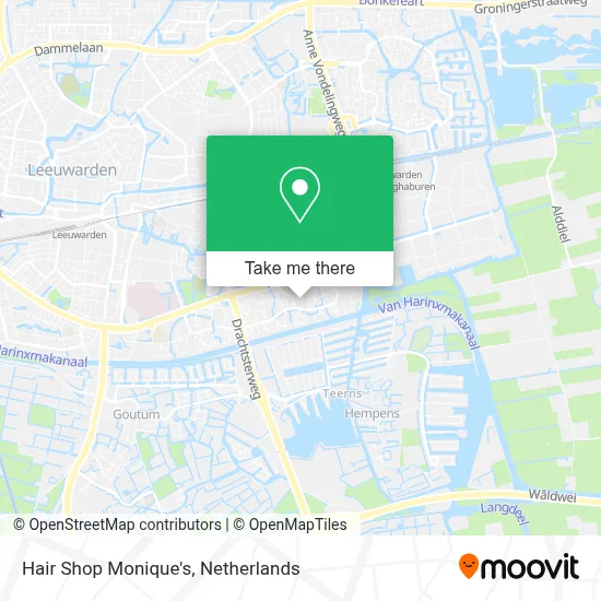 Hair Shop Monique's map