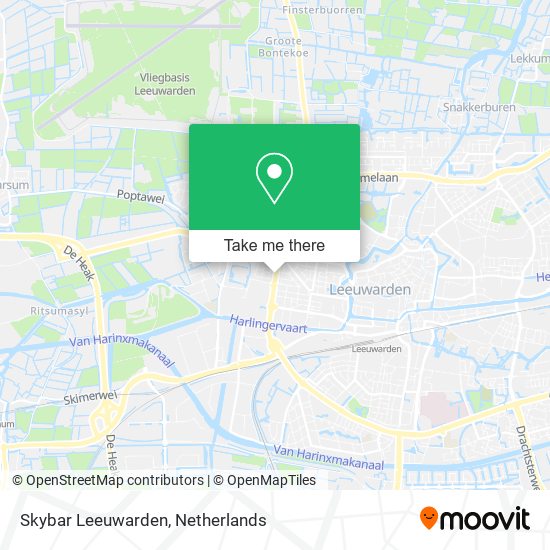 Skybar Leeuwarden map