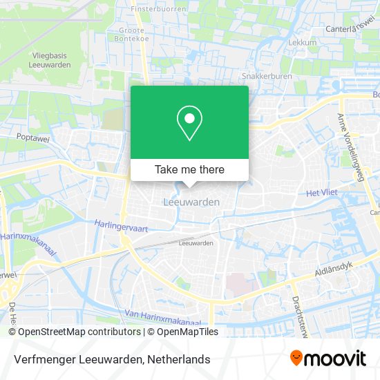 Verfmenger Leeuwarden map