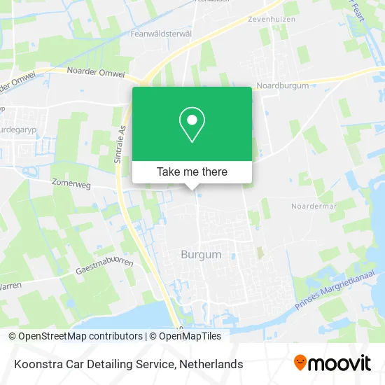 Koonstra Car Detailing Service map