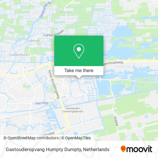 Gastouderopvang Humpty Dumpty map