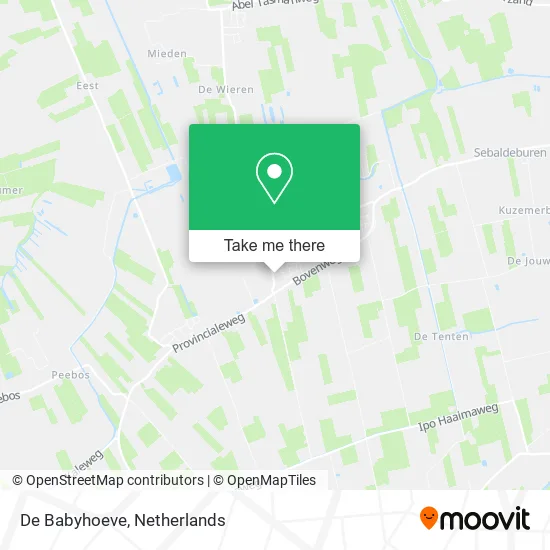 De Babyhoeve map