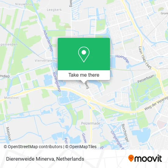 Dierenweide Minerva map