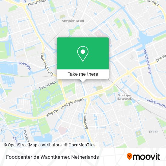 Foodcenter de Wachtkamer map