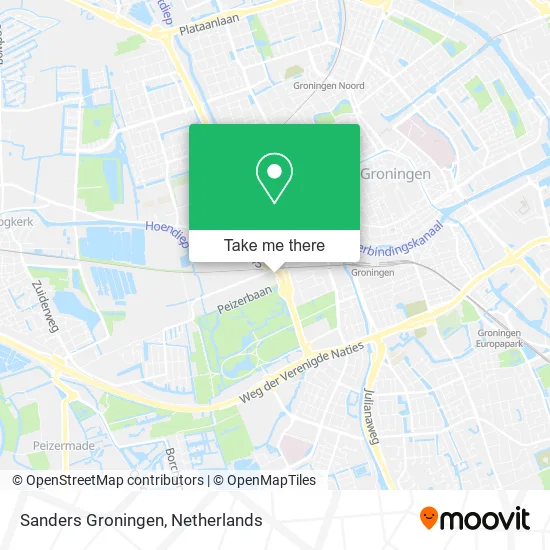 Sanders Groningen map